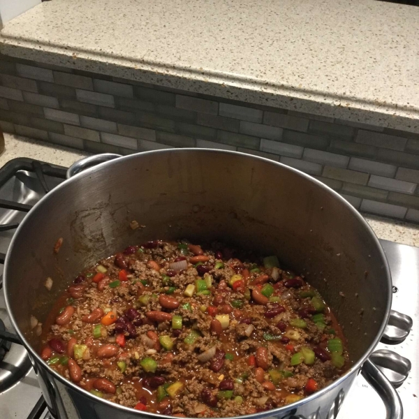 Sweet and Spicy Ground Beef Chili