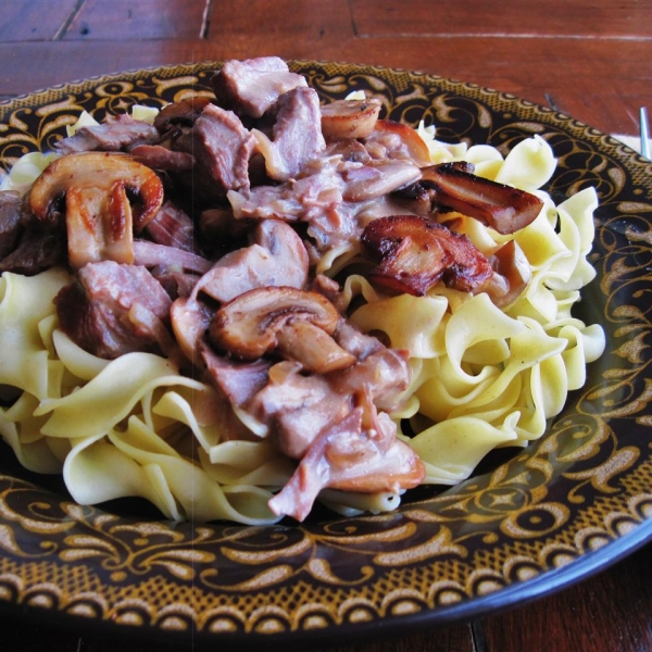 Cowgirl Beef Stroganoff