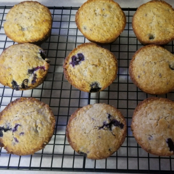 Oatmeal Blueberry Muffins