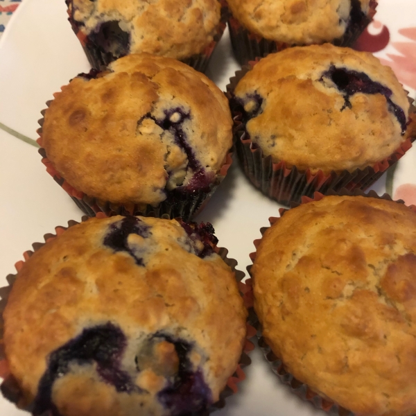 Oatmeal Blueberry Muffins