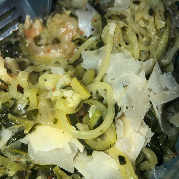 Shrimp Florentine with Zoodles