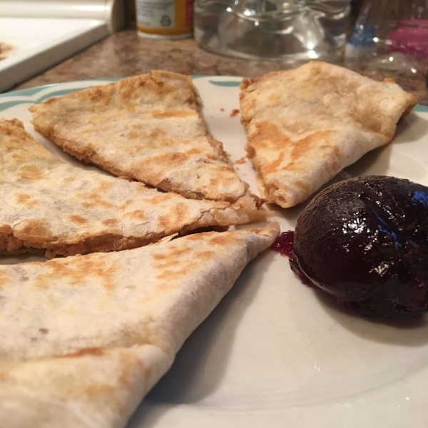 Peanut Butter Quesadillas