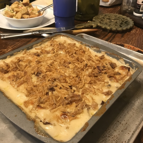 Creamy Hamburger Potato Casserole