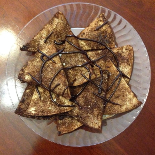 Easy Chocolate Nachos