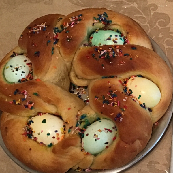 Easter Bird's Nest Bread