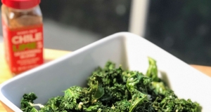 Air Fryer Kale Chips with Parmesan