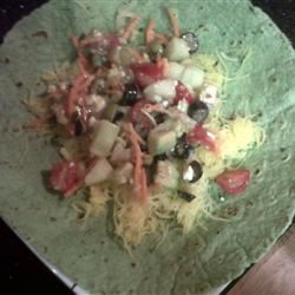 Greek Salad Wrap