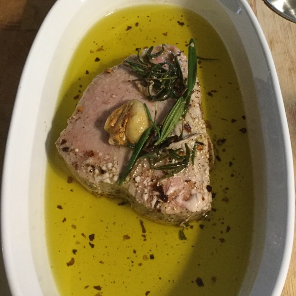 Olive Oil-Poached Tuna