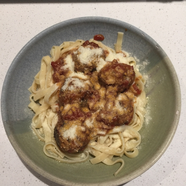 Feta Cheese Stuffed Meatballs