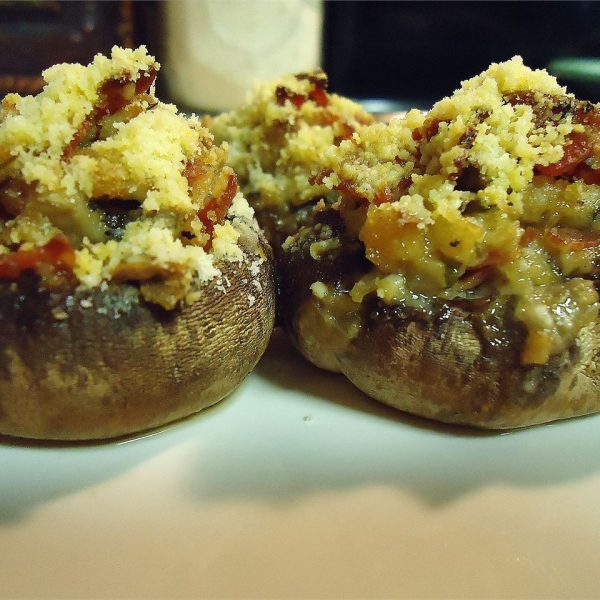 Pepperoni Stuffed Mushrooms