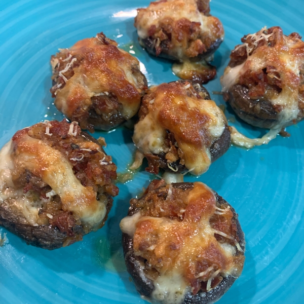 Pepperoni Stuffed Mushrooms