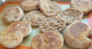 Sourdough Amaranth Wheat English Muffins