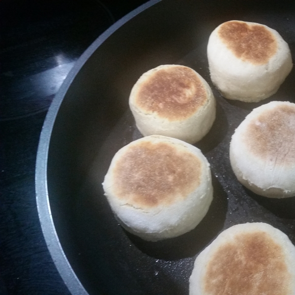 Sourdough Amaranth Wheat English Muffins