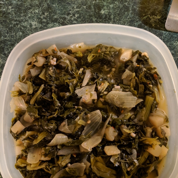 Smoky Vegetarian Collard Greens