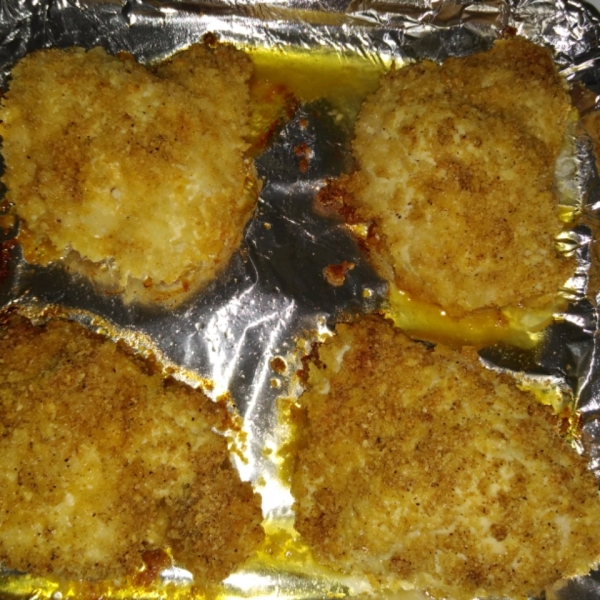 Quick Crispy Parmesan Chicken Breasts