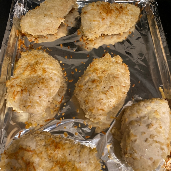 Quick Crispy Parmesan Chicken Breasts