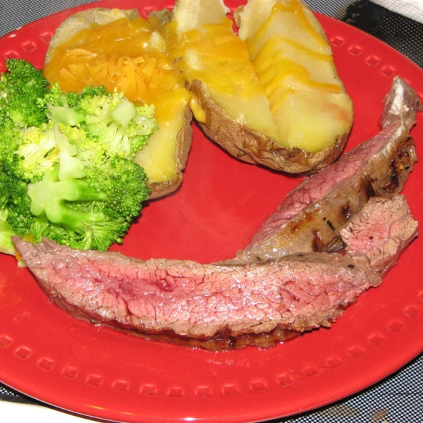 Citrus-Ginger Flat Iron Steak