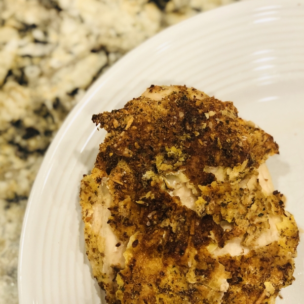 Juicy Parmesan-Breaded Air Fryer Chicken Breasts