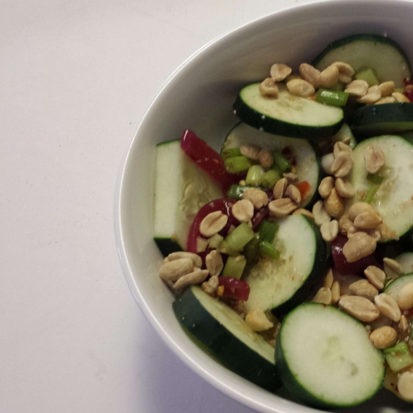 Spicy Cucumber and Peanut Salad