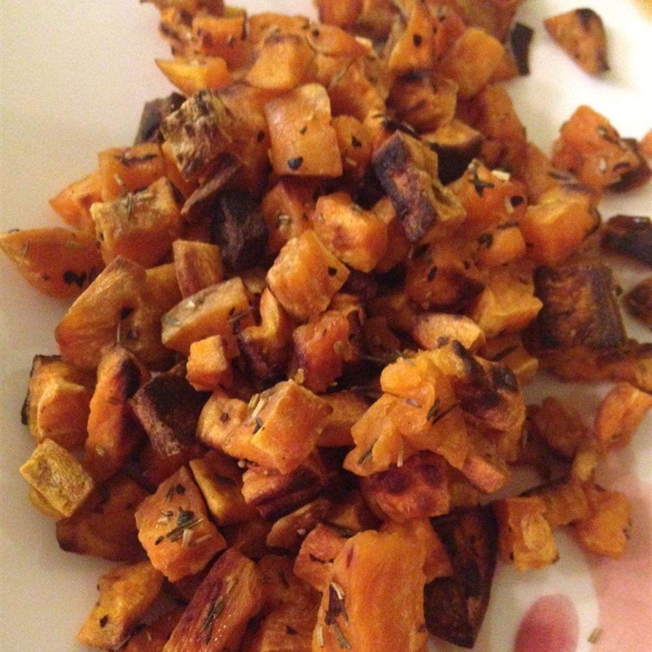 Low-Cal Roasted Sweet Potato Bites