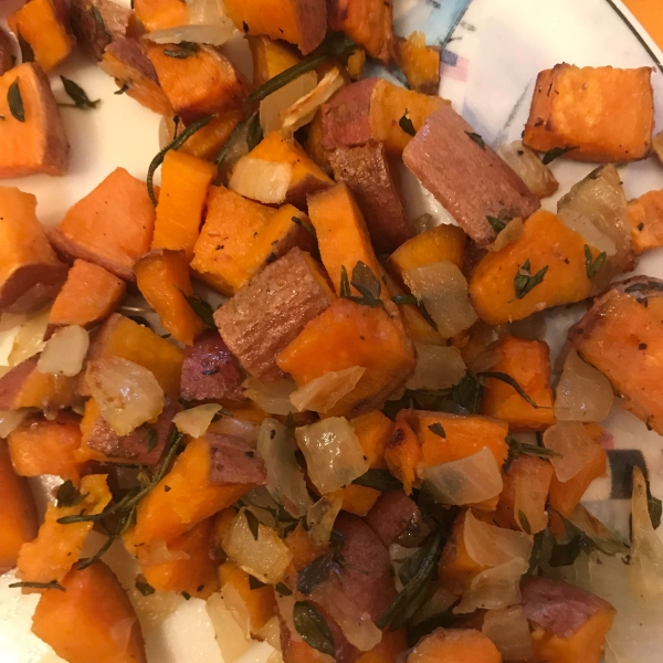 Low-Cal Roasted Sweet Potato Bites