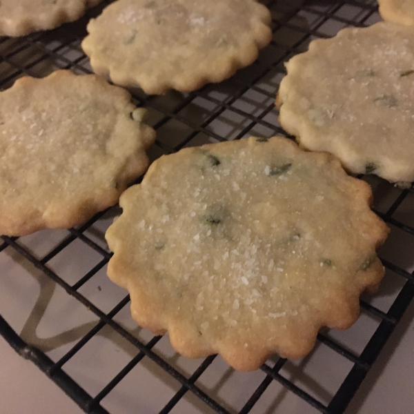 Rosemary Shortbread Cookies