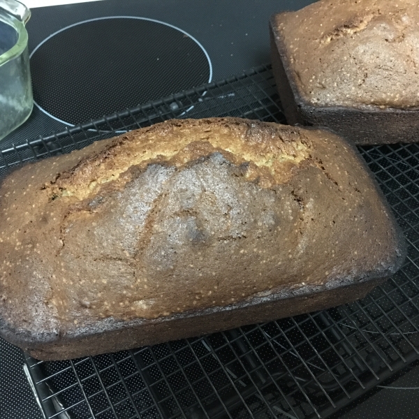 Banana Strawberry Oat Bread