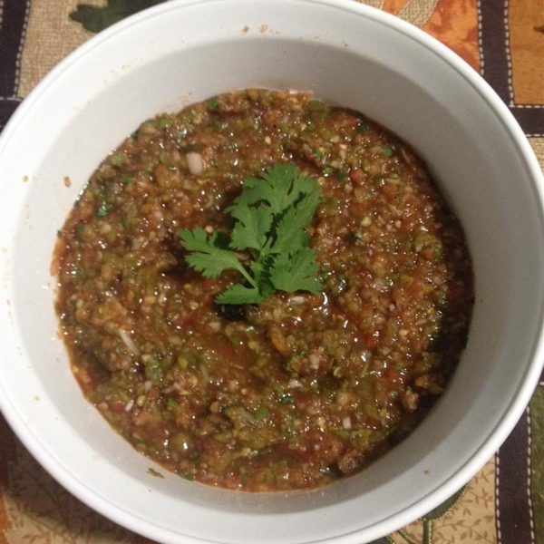 Smoky Four-Pepper Salsa