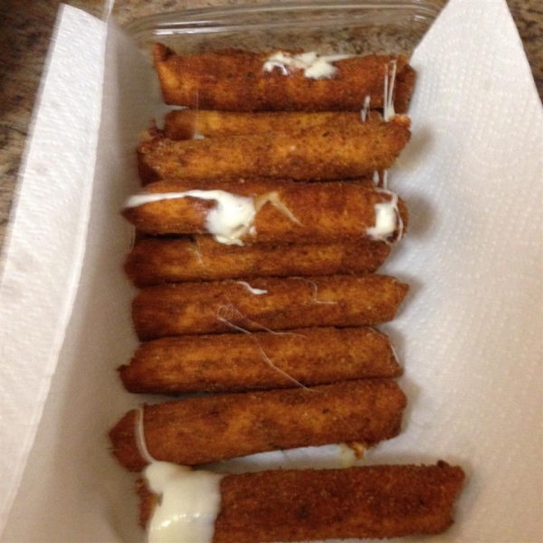 Homemade Mozzarella Sticks