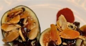 Figs Stuffed with Almonds and Chips