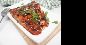 Broiled Salmon with Homemade Teriyaki Glaze