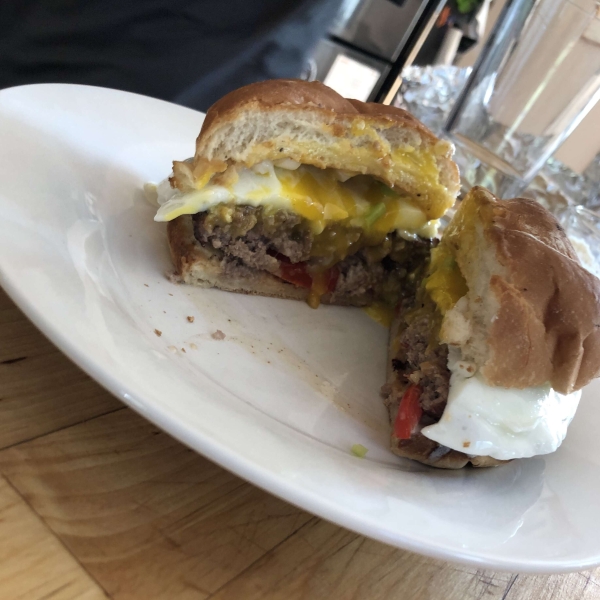 Sunnyside Burger with Chipotle Aioli