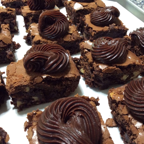 Scrumptious Frosted Fudgy Brownies