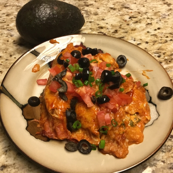 Savory Halibut Enchiladas