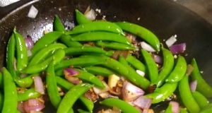 Sugar Snap Peas with Mint