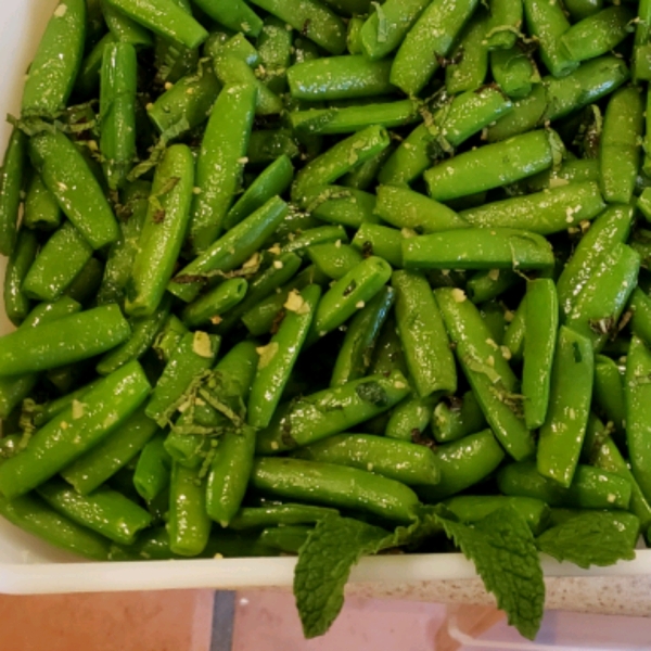 Sugar Snap Peas with Mint