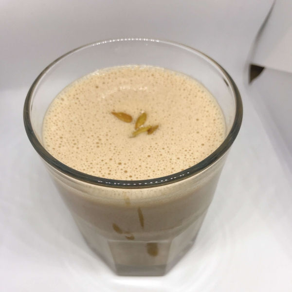 Chocolate-Sunflower Butter Protein Smoothie