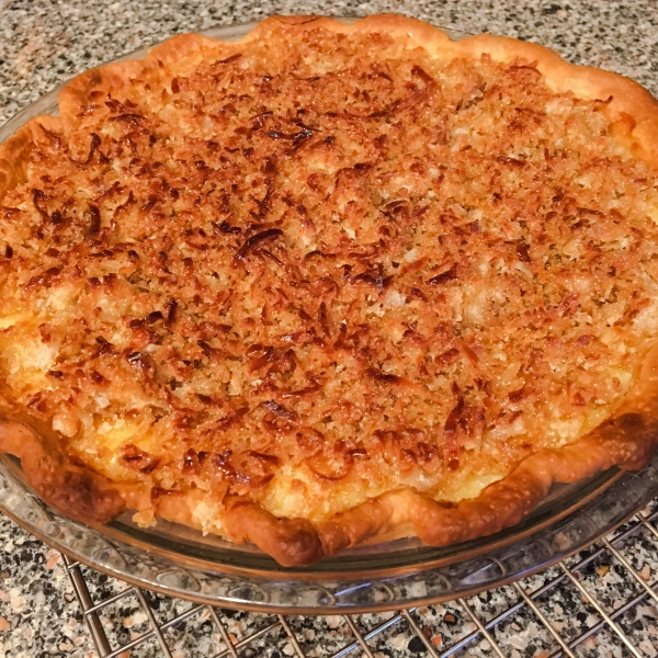 Coconut Custard Pie II