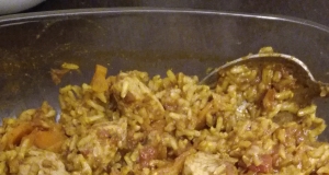 Curried Chicken and Brown Rice Casserole