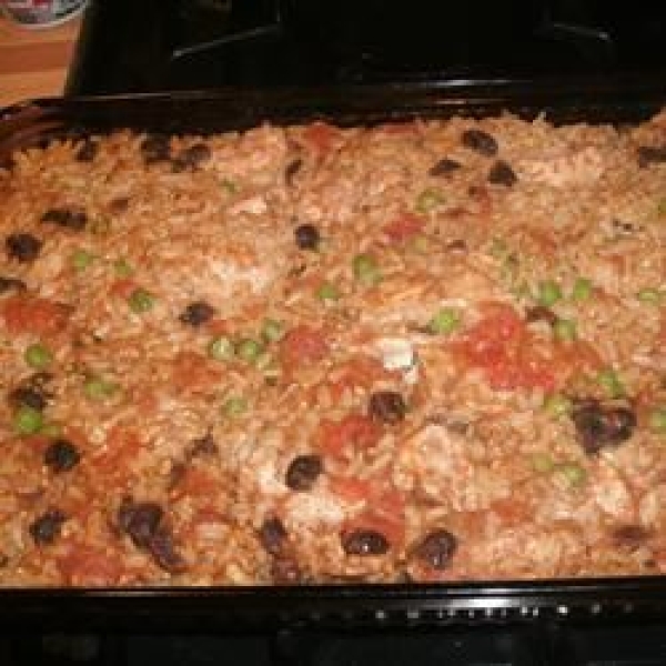 Curried Chicken and Brown Rice Casserole