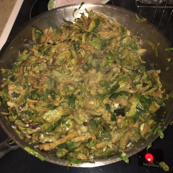 Bacon and Blue Brussels Sprouts