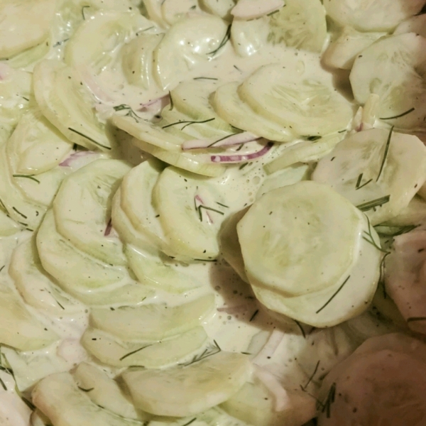 Mizeria (Polish Cucumber Salad)