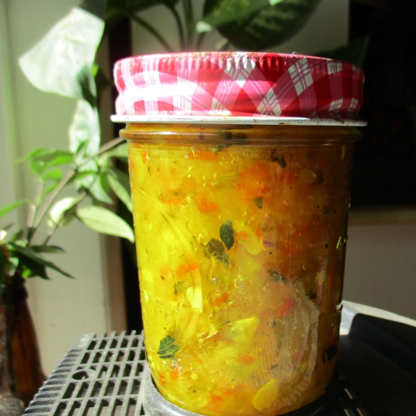 Zucchini Relish with Sweet Peppers