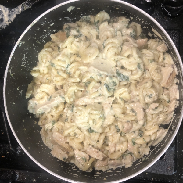 Homemade Chicken Fettuccine