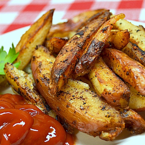 Salt and Pepper Skillet Fries