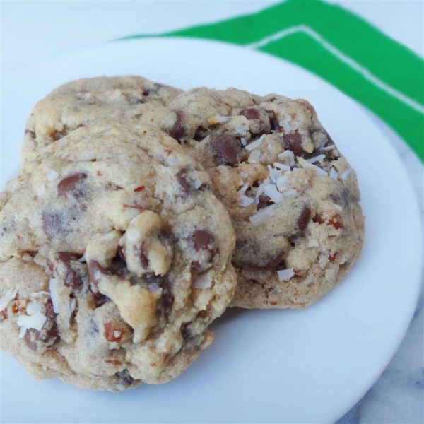 Coconut-Almond Chocolate Chip Cookies