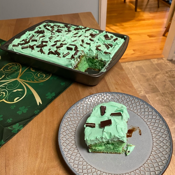 Creme de Menthe Cake I