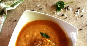 Cold Tomato Cucumber Soup