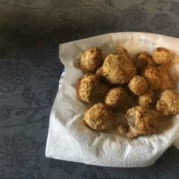 Fried Mushrooms with Dipping Sauce