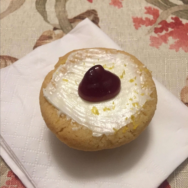 Lemon Raspberry Cookie Cups